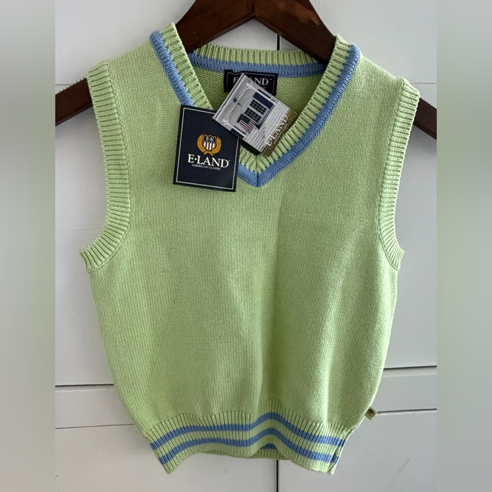 E-Land Kids Green and Blue Vest